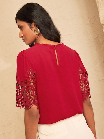 Camicia da donna di love & roses in rosso