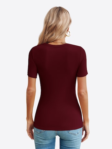 Imily Bela Tričko - Červená