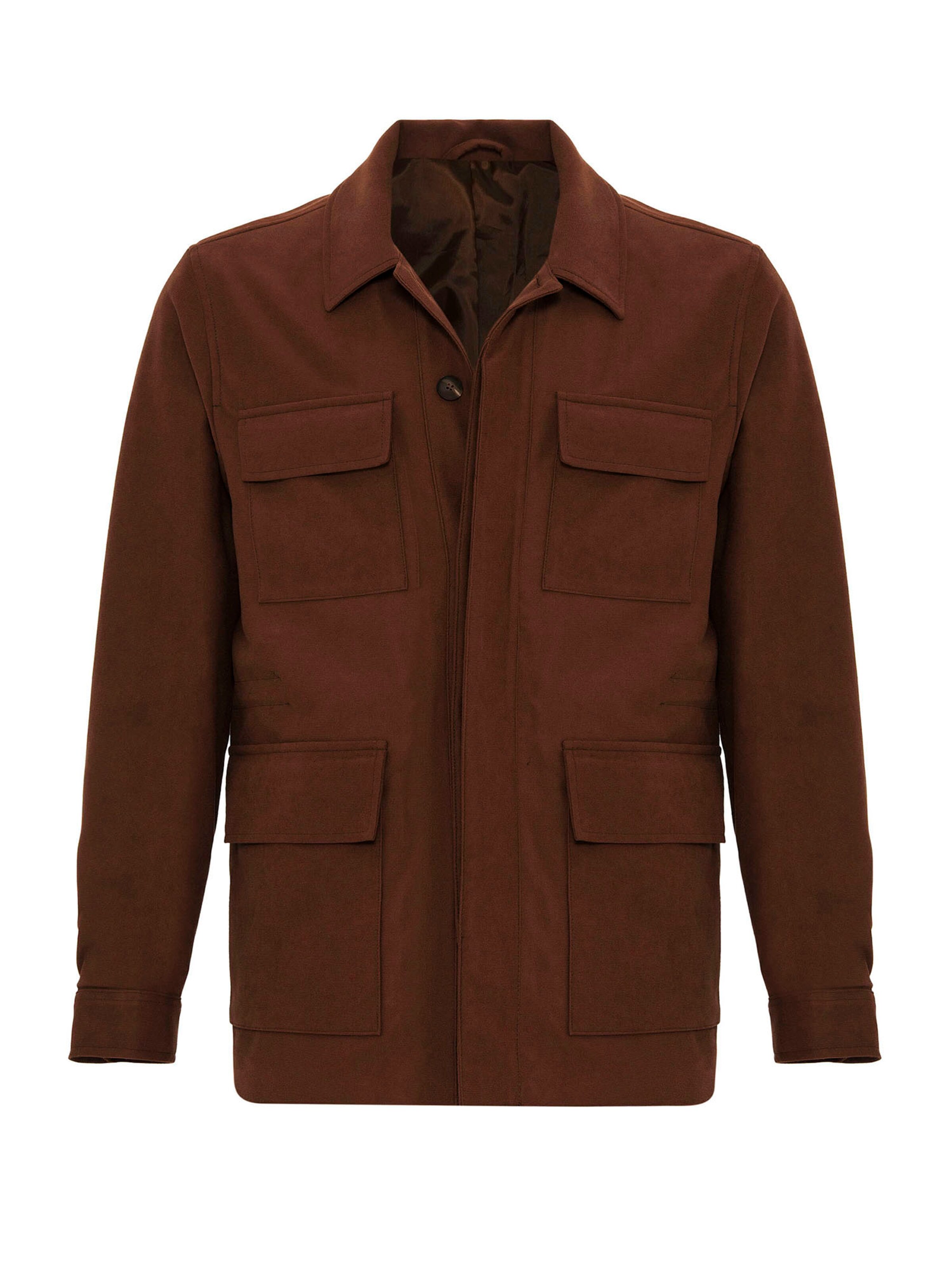 Antioch Φθινοπωρινό και ανοιξιάτικο μπουφάν σε καφέ: μπροστά