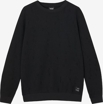 Pull&Bear Sweatshirt i svart: forside