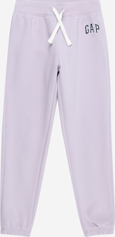 GAP Tapered Pants in Purple: front