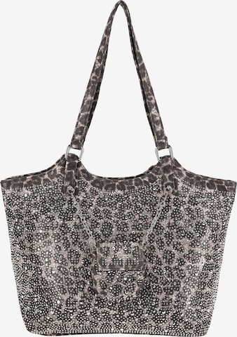 faina Shopper in Brown: front