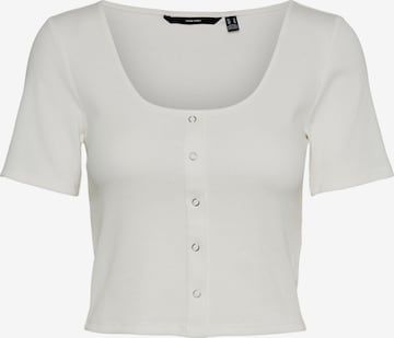 VERO MODA Футболка 'Natasha' в Белый: спереди