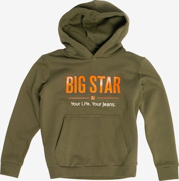 BIG STAR Sweatshirt in Green: front
