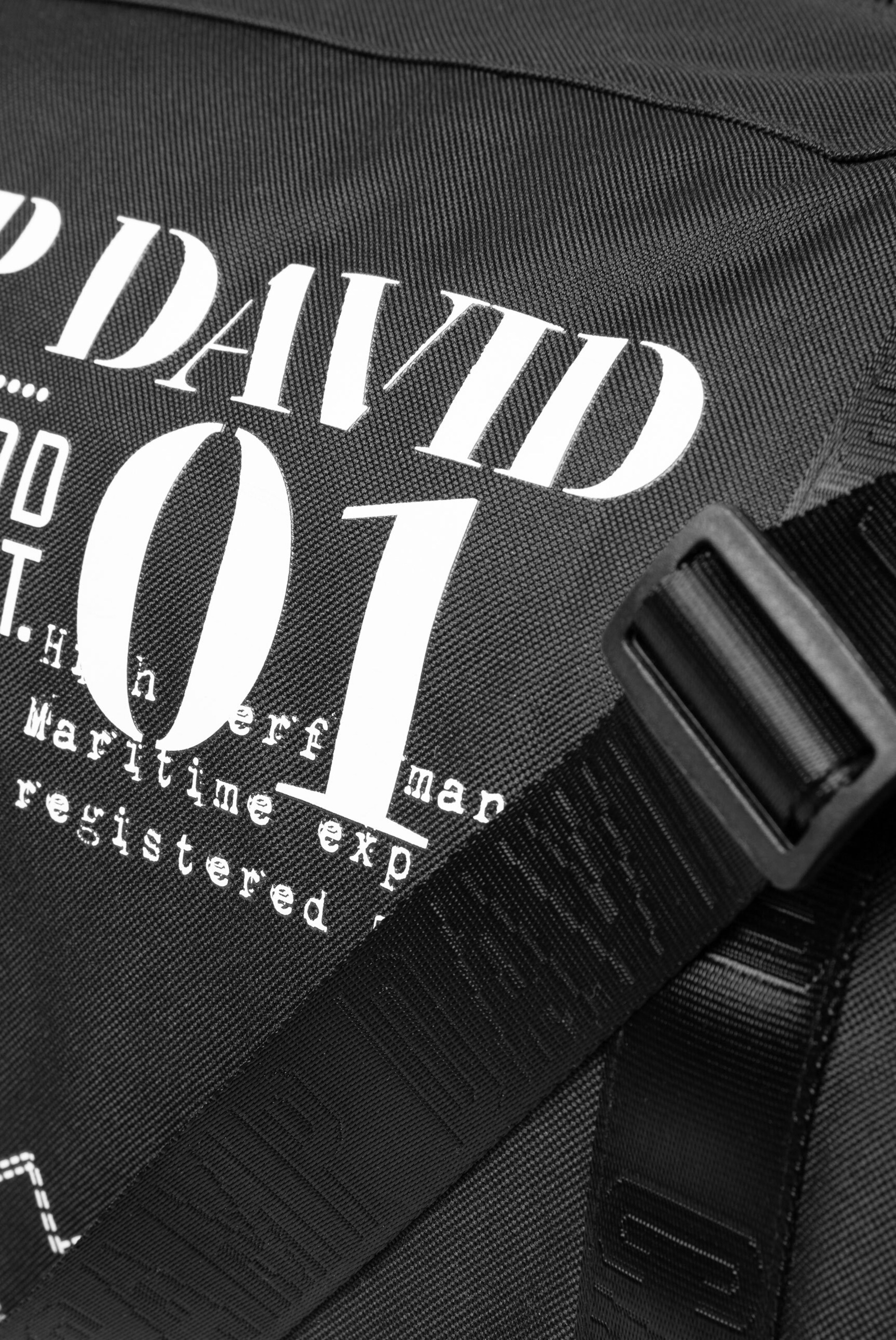 CAMP DAVID Shopper in Black