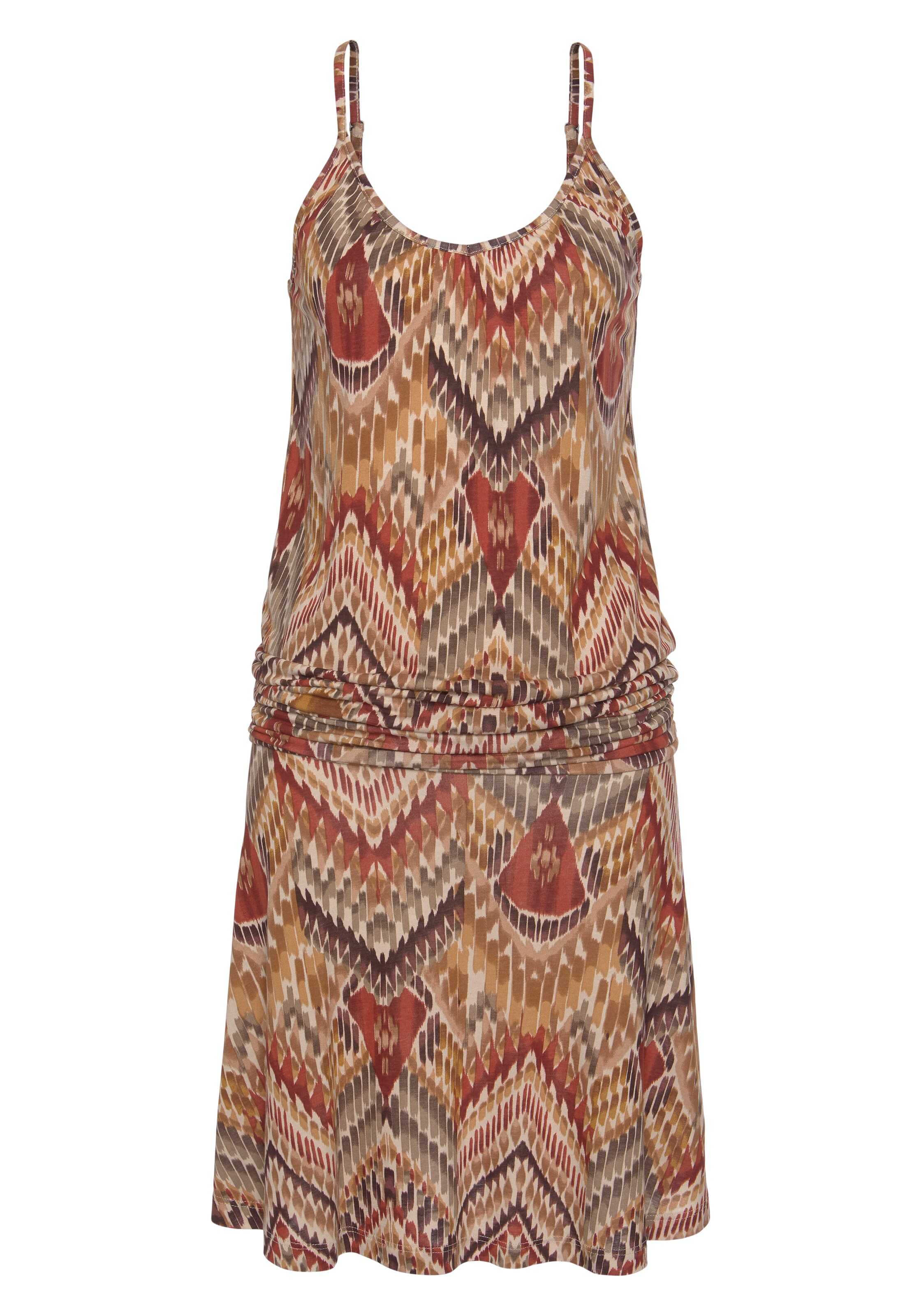 LASCANA Платье в Коричневый: спереди