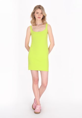 MYMO Knit dress 'Fashion Look' in Green
