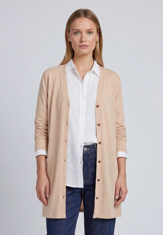 HALEE - Casaco de malha em castanho: frente