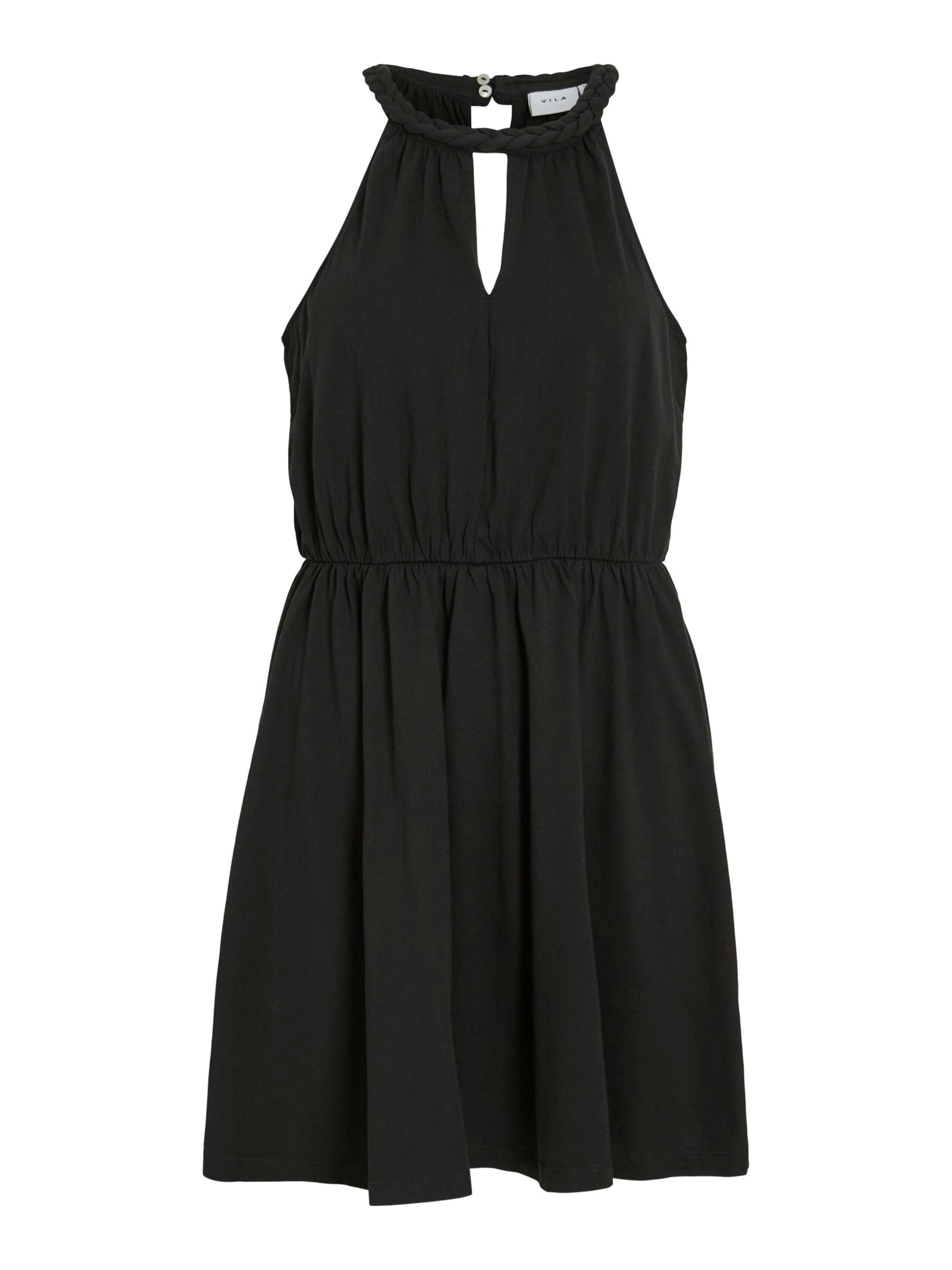 VILA Φόρεμα 'VIMILLA' σε μαύρο: μπροστά