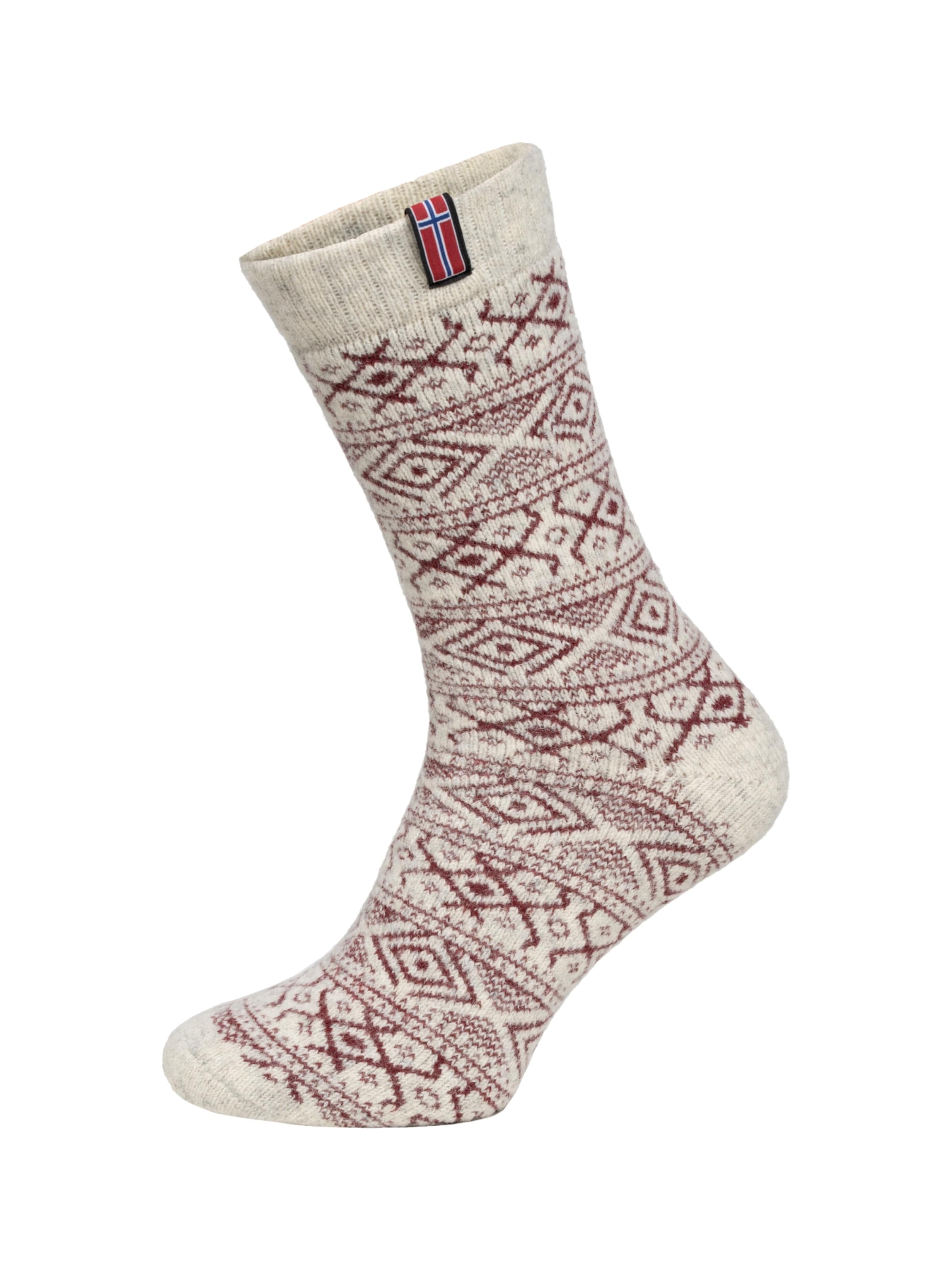 HomeOfSocks Socks 'HOS807' in Red: front