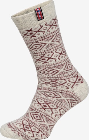 HomeOfSocks Socken 'HOS807' in Rot: Vorderseite