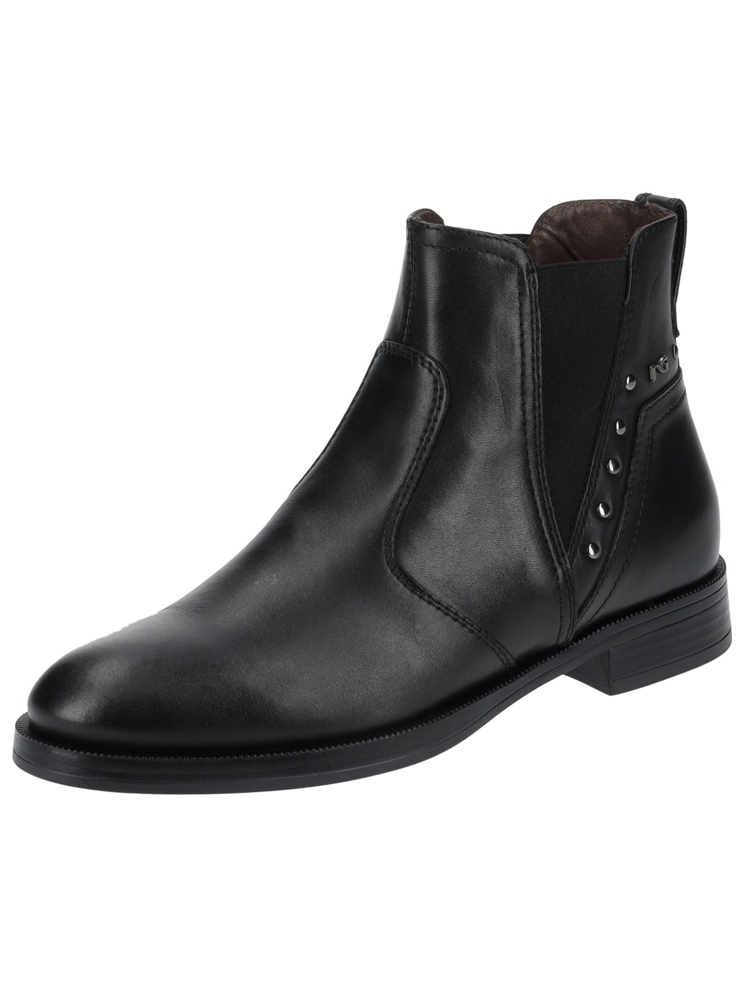Bottines Nero Giardini en noir : devant