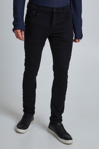 !Solid Slimfit Jeans in Zwart