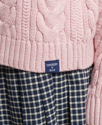 Superdry Sweater in Pink