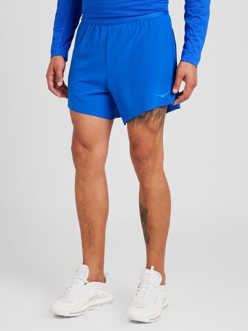 Hoka One One Regular Sportshorts 'GLIDE 5' in Blau: predná strana