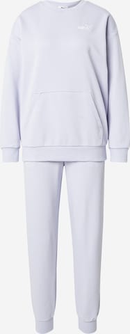 PUMA Športna trenirka | vijolična barva: sprednja stran