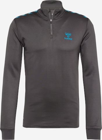 Hummel Sportsweatshirt 'Staltic' in Grau: predná strana