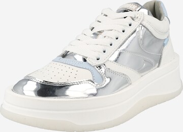 Sneaker low 'Brucer' de la BRONX pe argintiu: față
