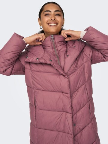 Manteau d’hiver 'Audrey' ONLY en rose