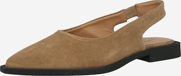 Copenhagen StudiosOtvorene balerinke - smeđa boja: prednji dio