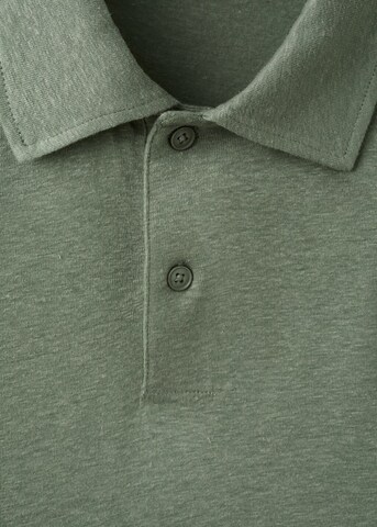 MANGO MAN Poloshirt 'Amberes' in Grün