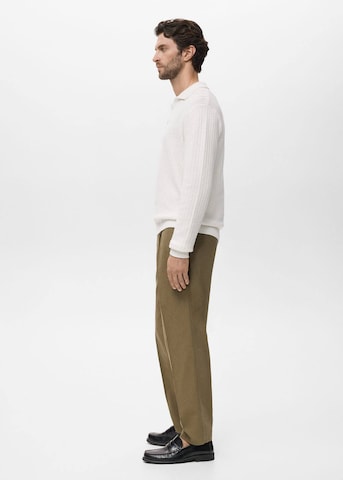 MANGO MAN Pullover 'Rioja' in Weiß