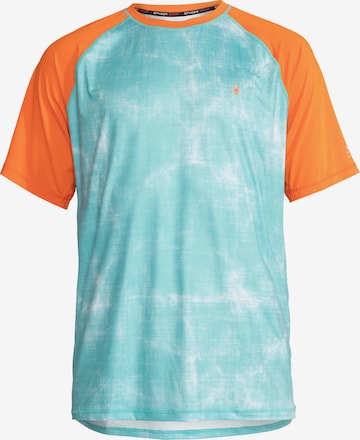 Spyder - Camiseta funcional en azul: frente