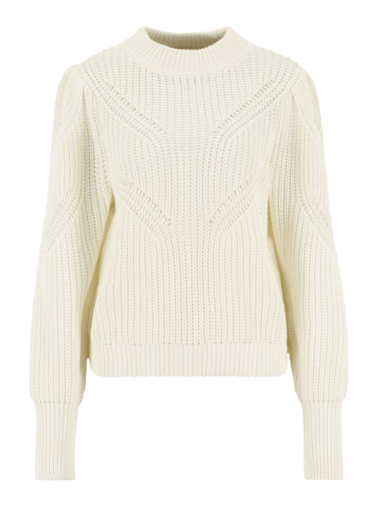 Swetry & dzianina Kobiety OBJECT Tall Pullover JANINE w kolorze Białym 