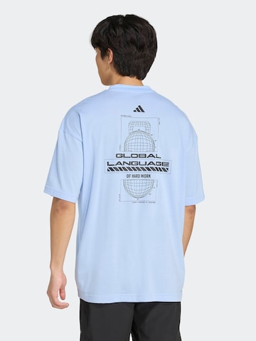 ADIDAS PERFORMANCE Функциональная футболка в Синий: спереди