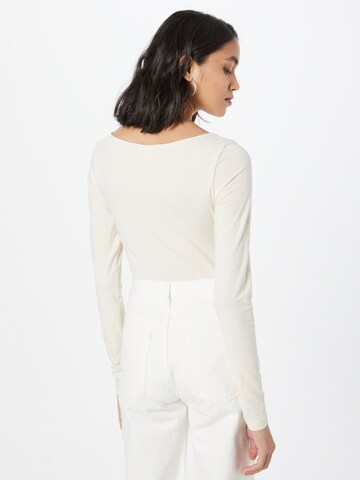 Urban Classics Shirt Bodysuit in Beige