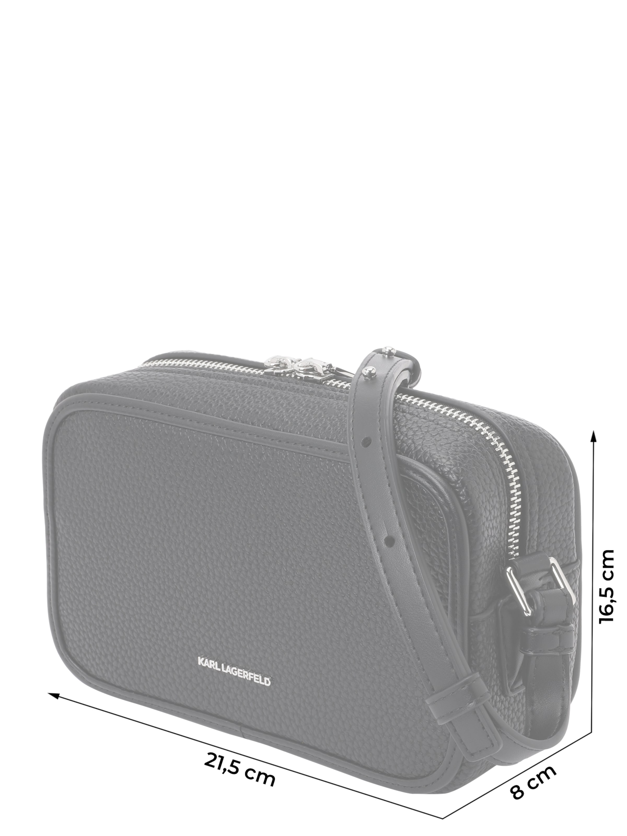 Karl Lagerfeld Taška přes rameno 'Skuare' – černá