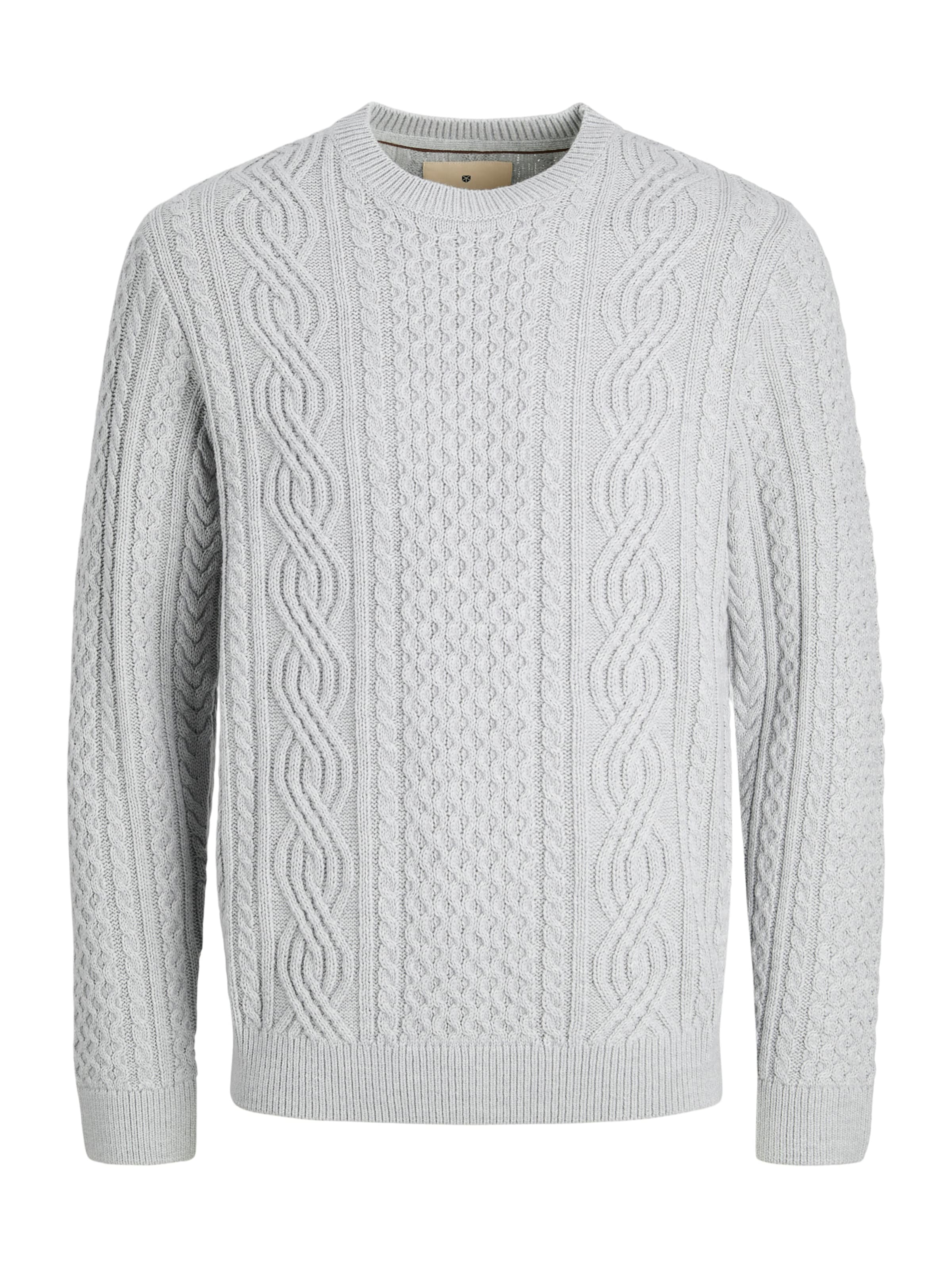 Pull-over 'JPRBLUsean' Jack & Jones Premium en gris : devant