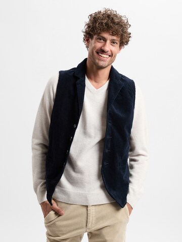 Lindbergh Bodywarmer in Blauw: voorkant