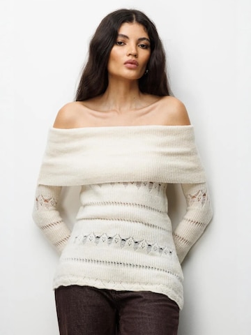 MixRay Pullover 'Pullover'‌‌‌‌‌‌‌‌‌ in Beige: Vorderseite