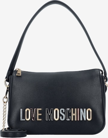 Love Moschino Shoulder Bag in Black: front