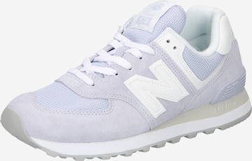 new balance - Zapatillas deportivas bajas '574' en lila: frente