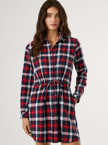 Pepe Jeans Blousejurk 'Marina' in Rood: voorkant