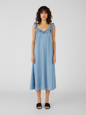 OBJECT - Vestido de verano 'Lucille' en azul: frente