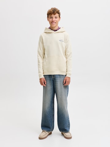 Jack & Jones Junior Sweatshirt 'JORNORREBRO' in Weiß