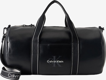 juoda Calvin Klein Kelioninis krepšys 'BOLD': priekis