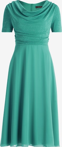Robe de cocktail Vera Mont en vert : devant