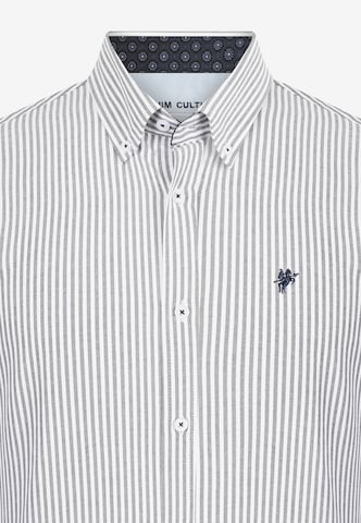 DENIM CULTURE Regular fit Риза 'Francis' в сиво