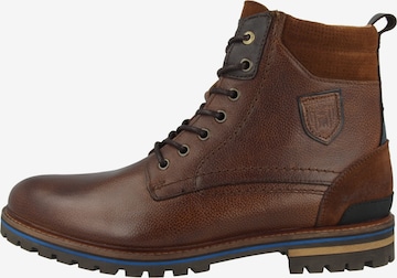 PANTOFOLA D'ORO Lace-Up Boots 'Ponzano' in Brown