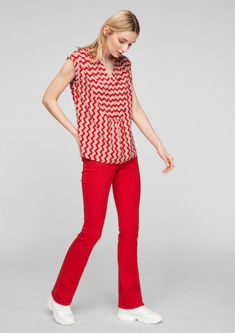 s.Oliver Blouse in Rood