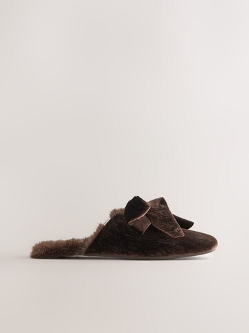 Pantoufle Next en marron