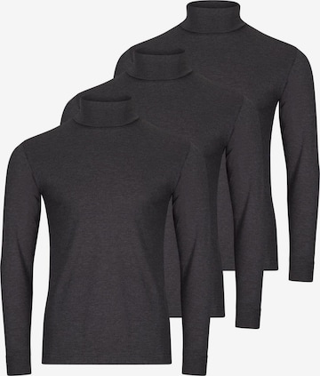 Ragman Shirt 'Basic' in Grey: front