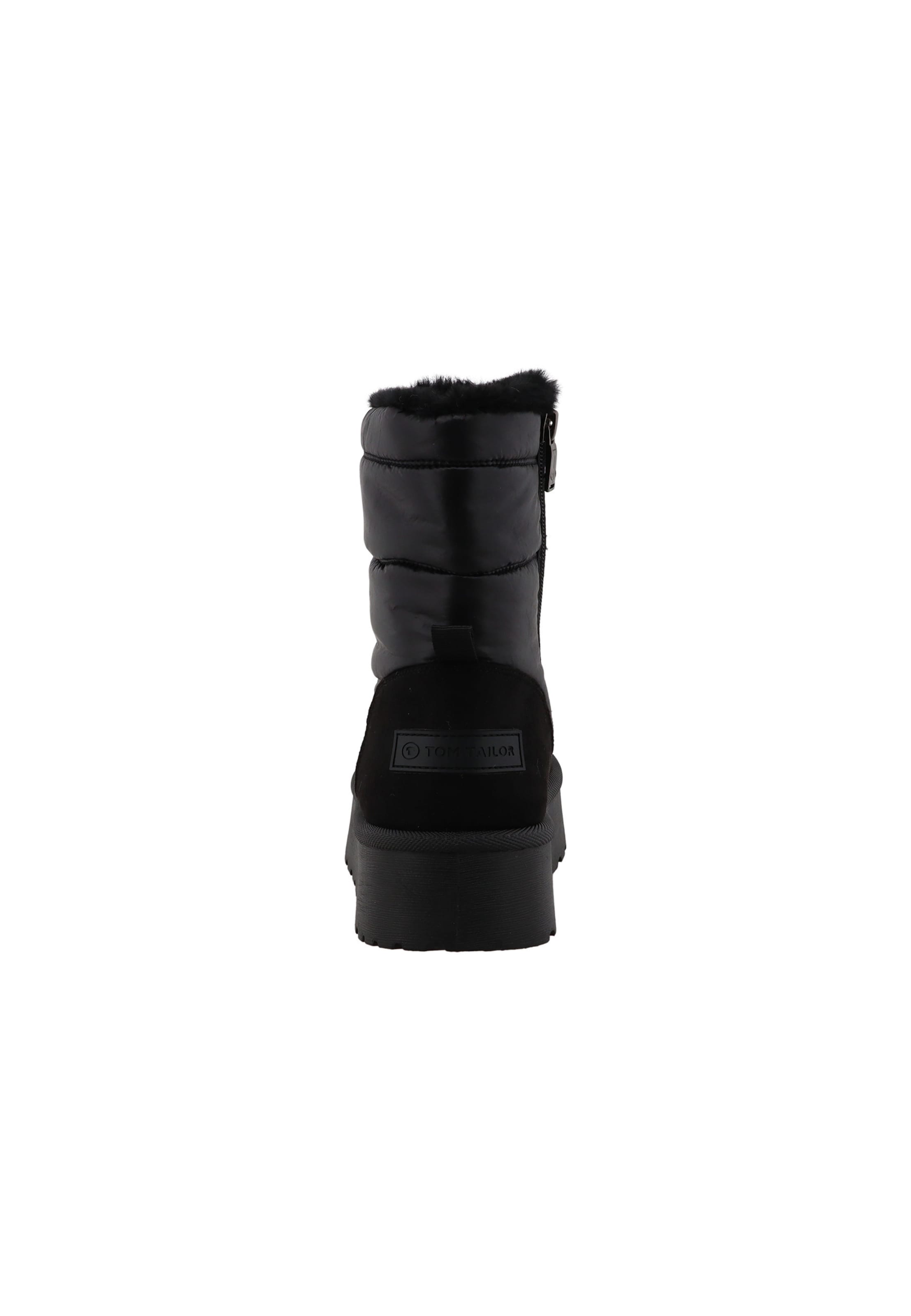 TOM TAILOR - Botas em preto