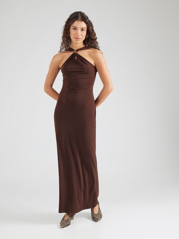 ABOUT YOU - Vestido de noche 'Aurelie' en marrón: frente