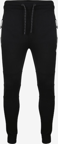 Threadbare Spodnie 'Tristain' w kolorze czarny: przód