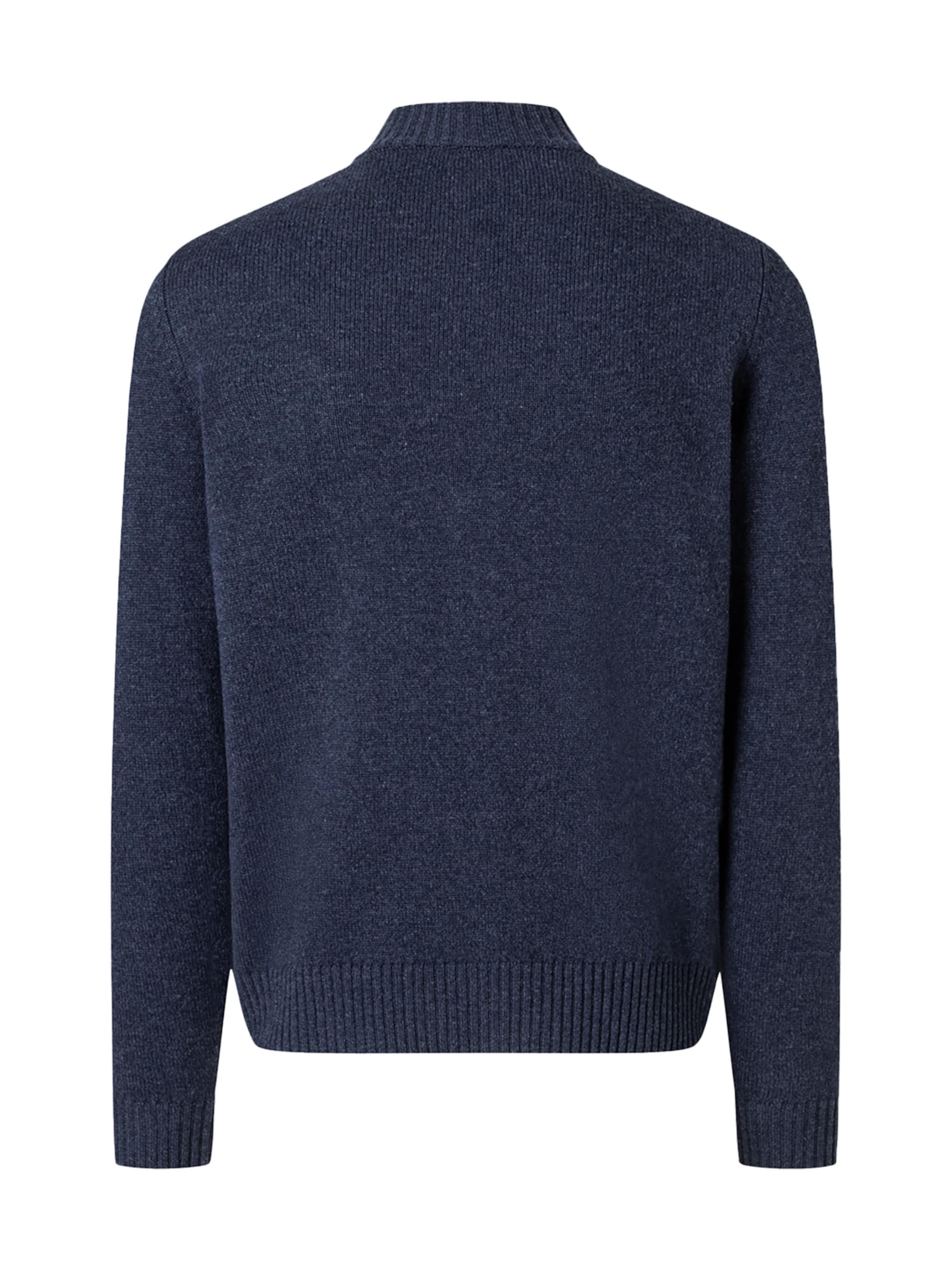 Vestes en maille MAERZ Muenchen en bleu : derrière